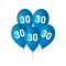 Kék Happy Birthday 30 Blue léggömb, lufi 5 db-os 12 inch (30cm)