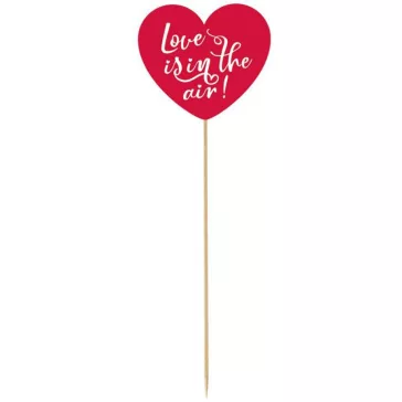 Szerelem Love is in the air Heart papír dekoráció 30 cm