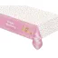 Rózsaszín Happy Birthday B&C Light Pink fólia asztalterítő 137x183 cm
