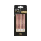 B&C Metallic Rose Gold tortagyertya, gyertya szett 6 db-os
