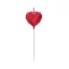 Szív Diamond Heart Red tortagyertya, gyertya