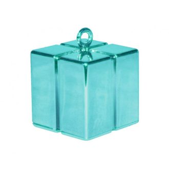   Kék Light Blue ajándékdoboz formájú léggömb, lufi súly