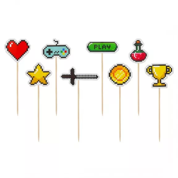 Játék Game On díszítő pálca 8 db-os Játék Game On díszítő pálca 8 db-os