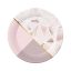 Rózsaszín Rose Chic papírtányér 6 db-os 18 cm