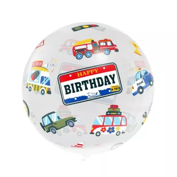 Happy Birthday Vehicles fólia lufi 48 cm