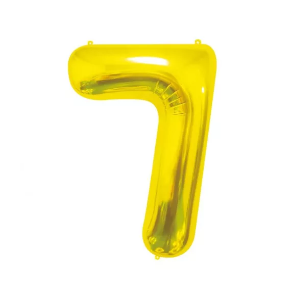 Arany Gold 7-es szám fólia lufi 85 cm Arany Gold 7-es szám fólia lufi 85 cm