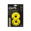 Arany Gold 8-as szám fólia lufi 85 cm Arany Gold 8-as szám fólia lufi 85 cm