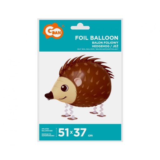Sün Spiny sétáló fólia lufi 51 cm