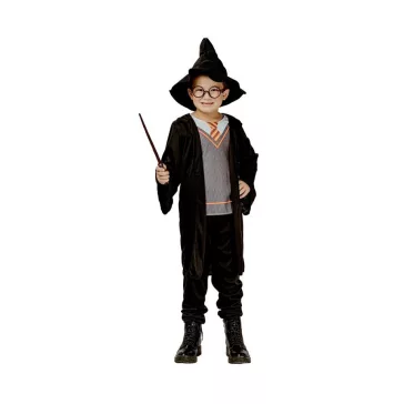 Varázsló Wizard Black jelmez 120/130 cm
