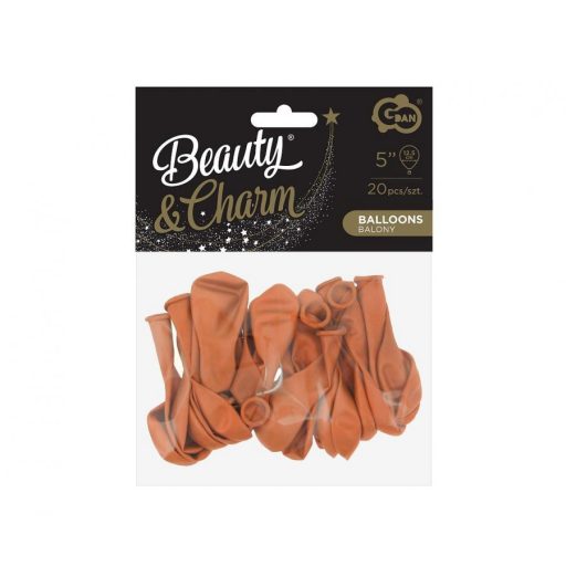 Caramel Pastel léggömb, lufi 20 db-os 5 inch (12,5 cm)