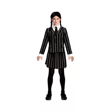 Iskoláslány Gothic Black jelmez 120/130 cm
