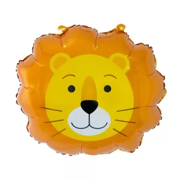 Oroszlán Head fólia lufi 43 cm
