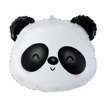 Panda Head fólia lufi 43 cm