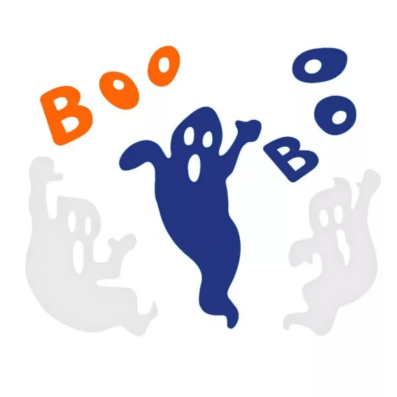 Halloween Boo zselés ablak matrica szett Halloween Boo zselés ablak matrica szett