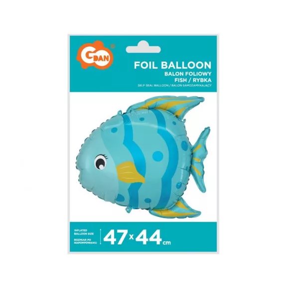 Hal Blue fólia lufi 47 cm