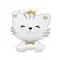 Cicás White fólia lufi 49 cm