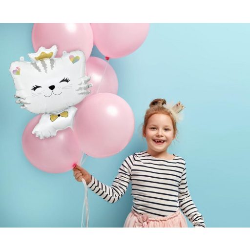 Cicás White fólia lufi 49 cm