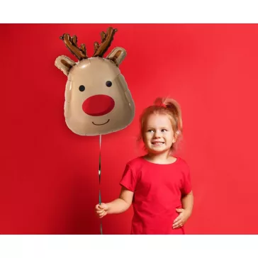Rénszarvas Reindeer fólia lufi 61 cm