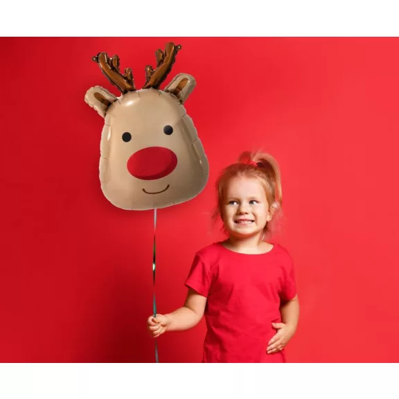 Rénszarvas Reindeer fólia lufi 61 cm