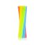 Színes Colorful műanyag szívószál 10 db-os
