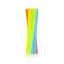 Színes Colorful műanyag szívószál 10 db-os