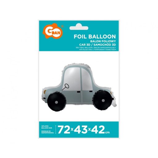 Car 3D, Autó fólia lufi 72 cm