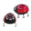 Katicabogár Red sétáló fólia lufi 37 cm