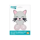 Cicás Cute Animal léggömb, lufi szett Cicás Cute Animal léggömb, lufi szett