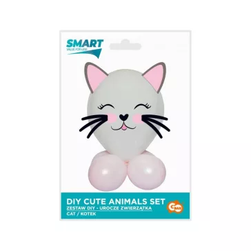 Cicás Cute Animal léggömb, lufi szett