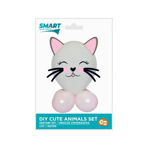 Cicás Cute Animal léggömb, lufi szett