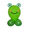 Cute Animal Frog, Béka léggömb, lufi szett