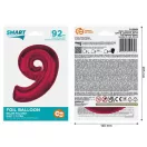 Piros 9-es Red szám fólia lufi 92 cm Piros 9-es Red szám fólia lufi 92 cm