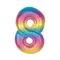 Színes 8-as Rainbow szám fólia lufi 92 cm