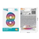 Színes 8-as Rainbow szám fólia lufi 92 cm Színes 8-as Rainbow szám fólia lufi 92 cm