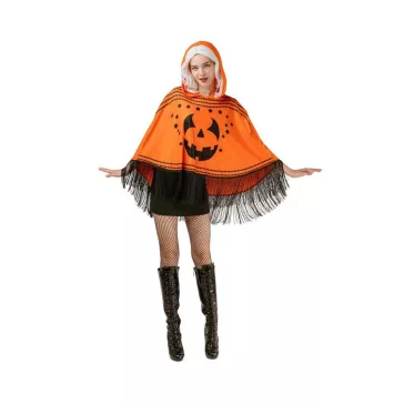 Tök Scary felnőtt poncsó, jelmez kiegészítő M