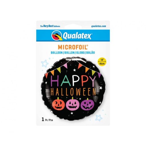 Happy Halloween Pumpkins fólia lufi 46 cm