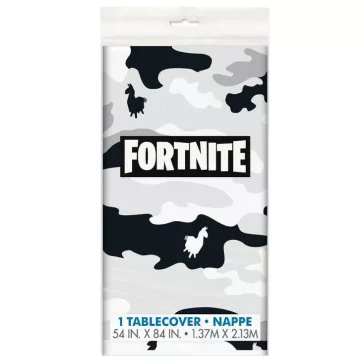   Fortnite Black terepmintás műanyag asztalterítő 137x213 cm