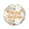 Karácsonyi Merry Christmas Pastel fólia lufi 46 cm