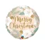 Karácsonyi Merry Christmas Pastel fólia lufi 46 cm
