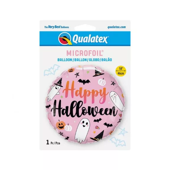Happy Halloween Cute Ghost fólia lufi 46 cm