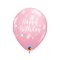 Balerina Pastel Pink léggömb, lufi 6 db-os 11 inch (28 cm)