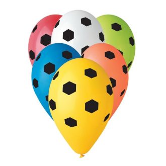 Focis Soccer léggömb, lufi 5 db-os 12 inch (30 cm)