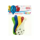 Focis Soccer Ball léggömb, lufi 5 db-os 12 inch (30 cm)