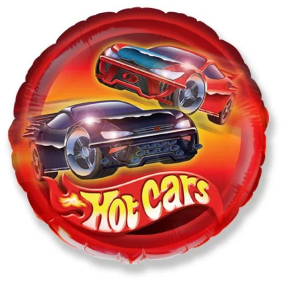 Autó Hot Cars fólia lufi 46 cm (WP) Autó Hot Cars fólia lufi 46 cm (WP)
