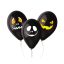 Halloween Faces léggömb, lufi 3 db-os 12 inch (30 cm)