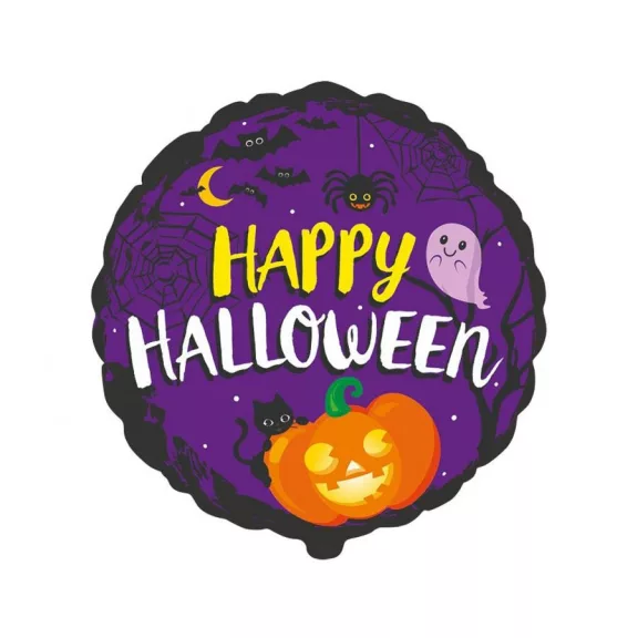 Happy Halloween Purple fólia lufi 48 cm (WP) Happy Halloween Purple fólia lufi 48 cm (WP)
