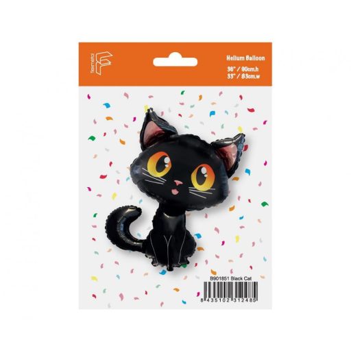 Fekete macska Black fólia lufi 90 cm