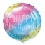 Szivárvány Happy Birthday Rainbow fólia lufi 48 cm
