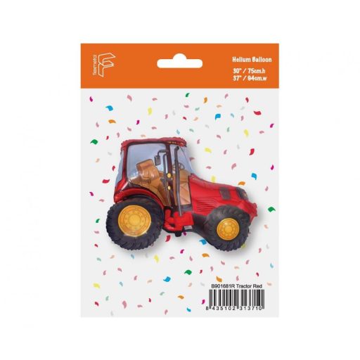 Traktor Red fólia lufi 94 cm