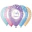 Baby Shower Metallic léggömb, lufi 5 db-os 12 inch (30 cm)
